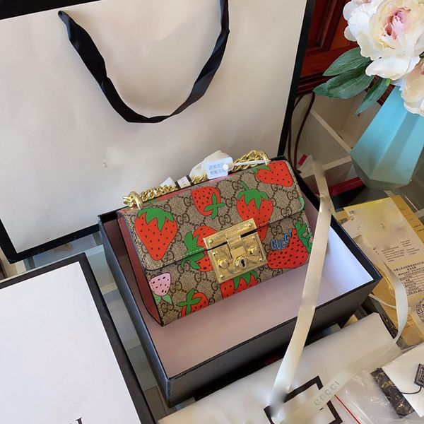 Strawberry printed small square lock bag handbag wallet backpack main card holder duffle bag women handbags handbag horsebit card holder
Strawberry printed small square lock bag handbag wallet backpack main card holder duffle bag women handbags handbag horsebit card holder