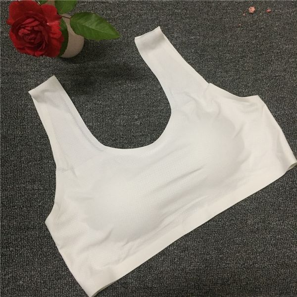 large size obesity underwear one-piece seamless underwear shoulder bra women's bra ice silk breathable wide shoulder strap vest women, White
large size obesity underwear one-piece seamless underwear shoulder bra women's bra ice silk breathable wide shoulder strap vest women, White