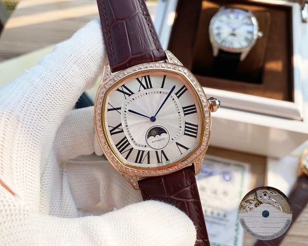 super 106 knight series automatic mechanical movement watches 316 fine steel case cowhide watchband 42mm*12mm designer watches 7427086, Slivery;brown
super 106 knight series automatic mechanical movement watches 316 fine steel case cowhide watchband 42mm*12mm designer watches 7427086, Slivery;brown