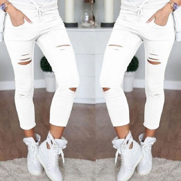 new fashion pants women leggings holes pencil stretch casual denim skinny ripped pants high waist jeans trousers, Black
new fashion pants women leggings holes pencil stretch casual denim skinny ripped pants high waist jeans trousers, Black