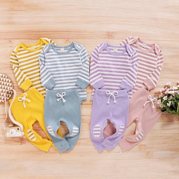 infant baby boys girls clothing long sleeve striped romper bodysuit+pants outfits odysuits for newborns casual clothes, White
infant baby boys girls clothing long sleeve striped romper bodysuit+pants outfits odysuits for newborns casual clothes, White