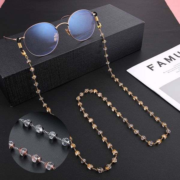 teamer fashion crystal beaded lanyards for women glasses chain gold color metal sunglasses straps cords neck holder accessories, Silver
teamer fashion crystal beaded lanyards for women glasses chain gold color metal sunglasses straps cords neck holder accessories, Silver