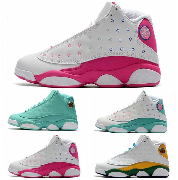 2020 jumpman 13 женщин девочек обуви для баскетбола gs площадка платинового mint green 13s розовых спортивных кроссовок корзинка тренеры дез
2020 jumpman 13 женщин девочек обуви для баскетбола gs площадка платинового mint green 13s розовых спортивных кроссовок корзинка тренеры дез