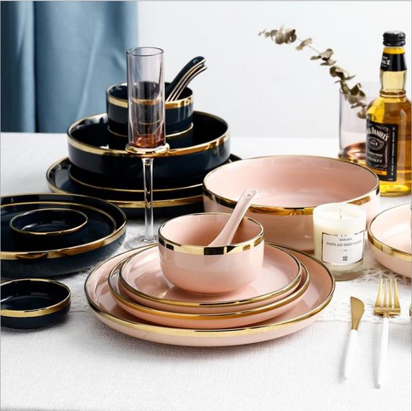 wholesale popular design luxury gold plated round dish rice bowl ceramic dinnerware sets
wholesale popular design luxury gold plated round dish rice bowl ceramic dinnerware sets