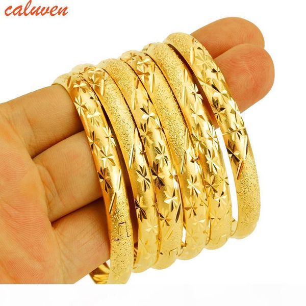 8mm 6pcs lot dubai gold bangles for women men gold color ethiopian bracelets african bangles bracelets jewelry 6pcs lot mx190727, Black
8mm 6pcs lot dubai gold bangles for women men gold color ethiopian bracelets african bangles bracelets jewelry 6pcs lot mx190727, Black