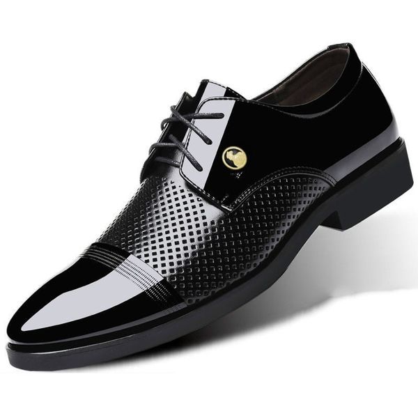 new fashion men's flat business shoes breathable mens lace up wedding shoes spring and autumn mens flat formal, Black
new fashion men's flat business shoes breathable mens lace up wedding shoes spring and autumn mens flat formal, Black