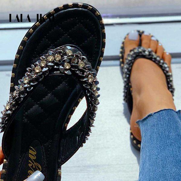 lala ikai women summer 2020 sequins slippers non-slip outdoor flip flops casual female beach slipper plus size 30626-4, Black
lala ikai women summer 2020 sequins slippers non-slip outdoor flip flops casual female beach slipper plus size 30626-4, Black