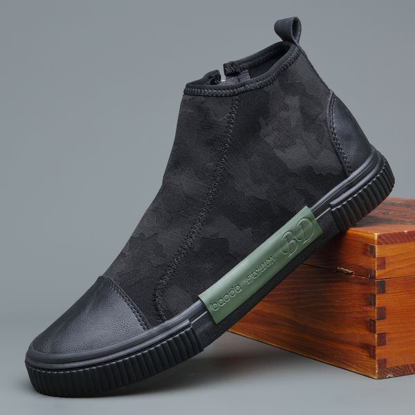 british fashion men boots breathable non-slip casual shoes slip on camouflage pattern side zipper boots black grey m2362
british fashion men boots breathable non-slip casual shoes slip on camouflage pattern side zipper boots black grey m2362
