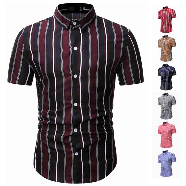 7 colors ready stock mens summer new casual fashion baju kemeja lelaki plain shirt short sleeve striped shirts, White;black
7 colors ready stock mens summer new casual fashion baju kemeja lelaki plain shirt short sleeve striped shirts, White;black