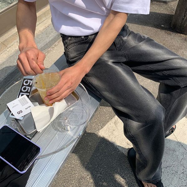 men's jeans 2020 spring and summer new handsome solid color loose gradient straight jeans young personality fashion trend men's, Blue
men's jeans 2020 spring and summer new handsome solid color loose gradient straight jeans young personality fashion trend men's, Blue