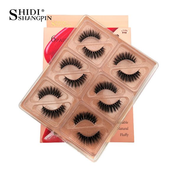 false eyelashes shidishangpin 6 pairs 3d mink lashes natural 1 box eyelash makeup bulk wholesale maquiagem
false eyelashes shidishangpin 6 pairs 3d mink lashes natural 1 box eyelash makeup bulk wholesale maquiagem