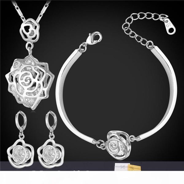 elegant rose pendants necklaces charm bracelets drop earrings 18k real gold plated cubic zirconia party jewelry, Black
elegant rose pendants necklaces charm bracelets drop earrings 18k real gold plated cubic zirconia party jewelry, Black
