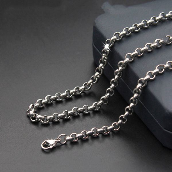 2.5mm 3mm 4mm rolo link chain necklace stainless steel chains simple silver color necklace jewelry making 50cm 55cm
2.5mm 3mm 4mm rolo link chain necklace stainless steel chains simple silver color necklace jewelry making 50cm 55cm