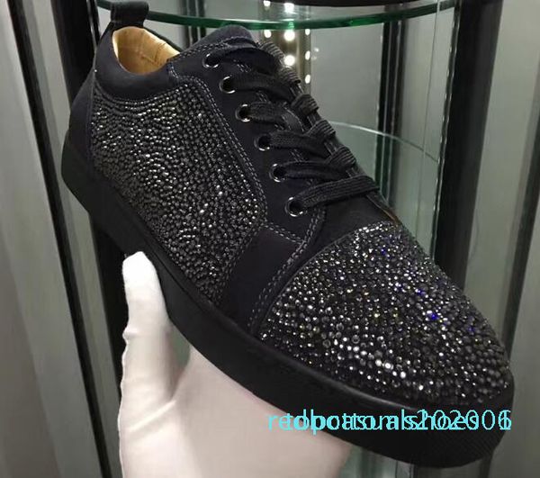 wholesal mens & women shoes red bottom sole sneakers party wedding shoes genuine leather high studded spikes s tr01, Black
wholesal mens & women shoes red bottom sole sneakers party wedding shoes genuine leather high studded spikes s tr01, Black