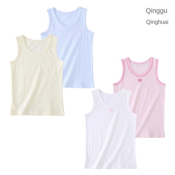 qinggu qinghuai boys and girls children's cotton vest baby elastic vest jacquard jacquard yarn summer thin, Blue
qinggu qinghuai boys and girls children's cotton vest baby elastic vest jacquard jacquard yarn summer thin, Blue