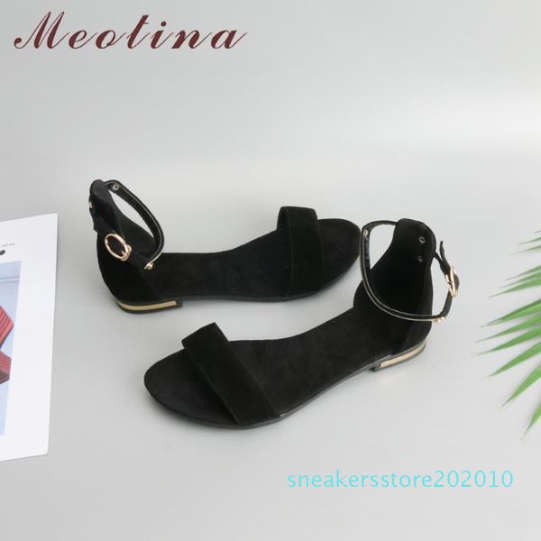 meotina genuine leather women sandals chunky heels summer shoes 2019 peep toe suede shoes black buckle bling big size 33-46 s10
meotina genuine leather women sandals chunky heels summer shoes 2019 peep toe suede shoes black buckle bling big size 33-46 s10