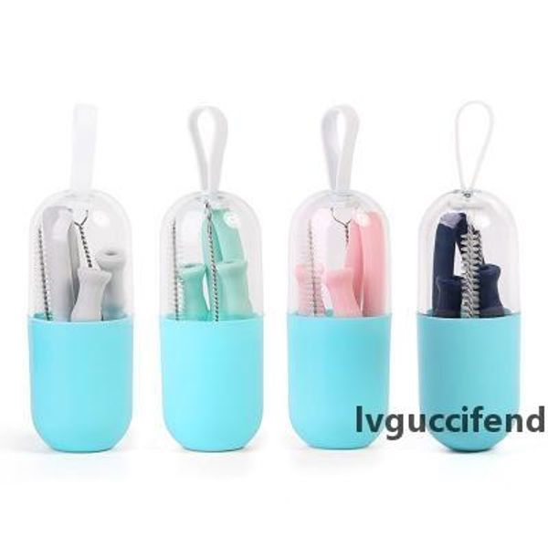 wholesale foldable silicone straw reusable slicone straw food grade 3pcs set with storage tank box cleaning brush
wholesale foldable silicone straw reusable slicone straw food grade 3pcs set with storage tank box cleaning brush