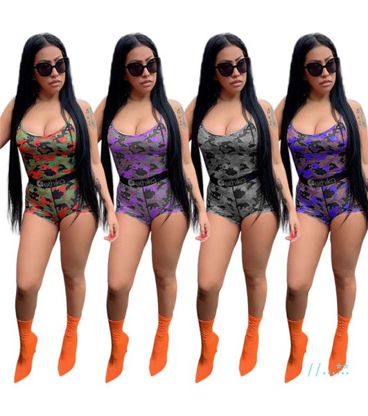 2020 women designer jumpsuit summer fashion brand letter printed camouflage suspender pants shorts jumpsuit casual clothing c71503, White
2020 women designer jumpsuit summer fashion brand letter printed camouflage suspender pants shorts jumpsuit casual clothing c71503, White