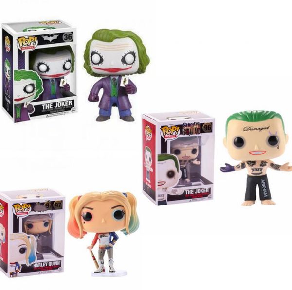 funko pop suicide squad harley quinn joker vinyl action figure collectible model toys for children birthday gift
funko pop suicide squad harley quinn joker vinyl action figure collectible model toys for children birthday gift