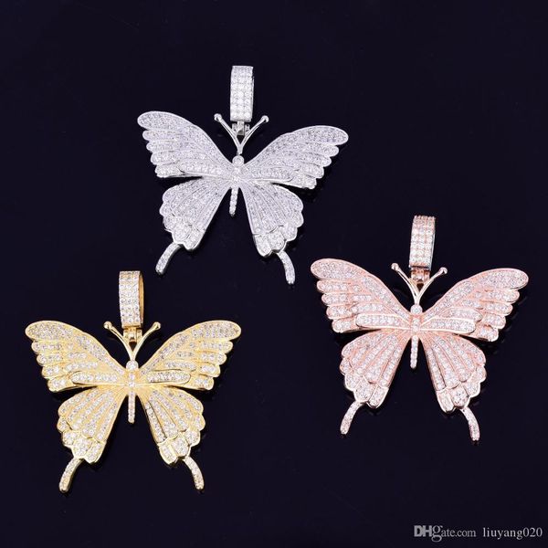 animal butterfly necklace & pendant iced out rope chain gold silver color cubic zircon men's women hip hop rock jewelry
animal butterfly necklace & pendant iced out rope chain gold silver color cubic zircon men's women hip hop rock jewelry