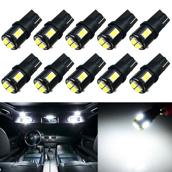 super bright 6000k t10 194 168 2825 175 921 912 socket led bulbs white license plate light bulb lights dome light 12v 5630 chip 6smd
super bright 6000k t10 194 168 2825 175 921 912 socket led bulbs white license plate light bulb lights dome light 12v 5630 chip 6smd