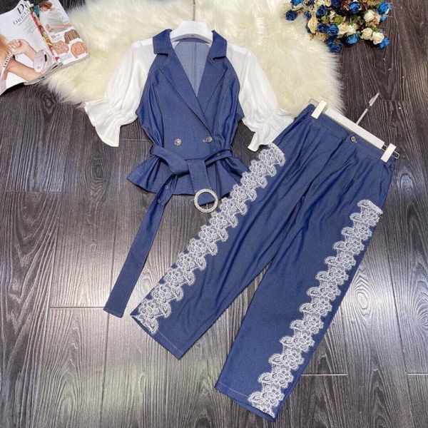 wb7126 fashion women's sets 2020 runway luxury european design party style women's clothing, White
wb7126 fashion women's sets 2020 runway luxury european design party style women's clothing, White