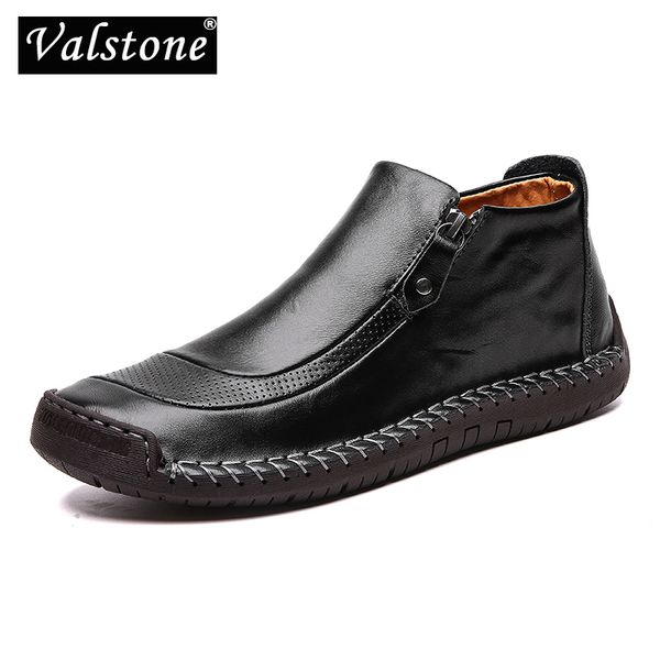 valstone handmade men casual leather sneaker zipper openning medium-boots black shoes slip-on moccasins hombres plus size 48
valstone handmade men casual leather sneaker zipper openning medium-boots black shoes slip-on moccasins hombres plus size 48