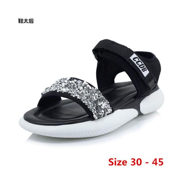 flat platform sandals female summer low med heel women thick bottom shoes wedge slippers women's sandals small big size 30 - 45, Black
flat platform sandals female summer low med heel women thick bottom shoes wedge slippers women's sandals small big size 30 - 45, Black