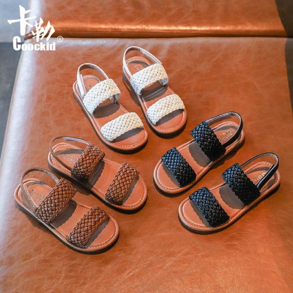 girls' 2020 new girls' soft bottom wind woven and sandals roman shoes children's fashion sandals, Black;red
girls' 2020 new girls' soft bottom wind woven and sandals roman shoes children's fashion sandals, Black;red