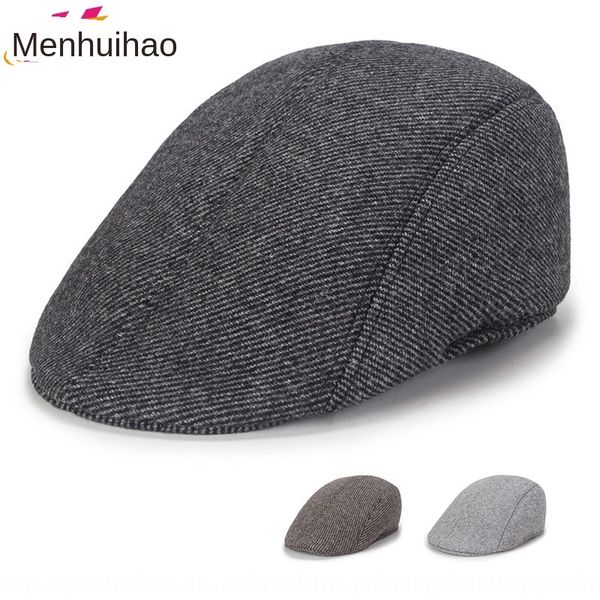 cap men's winter warm ear protective fashionable all-match striped thickened middle-aged and elderly warm beret beret dad hat, Blue;gray
cap men's winter warm ear protective fashionable all-match striped thickened middle-aged and elderly warm beret beret dad hat, Blue;gray