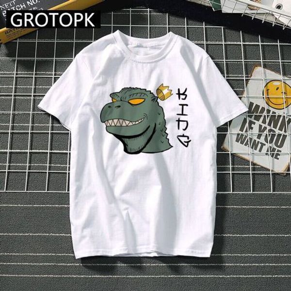 japanese smile godzilla harajuku tshirt men summer white cotton t-shirt king of the monsters print, Gray;blue
japanese smile godzilla harajuku tshirt men summer white cotton t-shirt king of the monsters print, Gray;blue