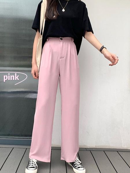 women's pants & capris summer 2021 nian korean sweatpants casual wide leg high-waisted drape straight-leg, Black;white
women's pants & capris summer 2021 nian korean sweatpants casual wide leg high-waisted drape straight-leg, Black;white