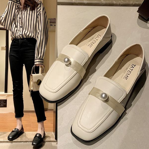 small leather shoes women 2020 spring and autumn models college style casual wild loafers one pedal single shoes x267, Black
small leather shoes women 2020 spring and autumn models college style casual wild loafers one pedal single shoes x267, Black