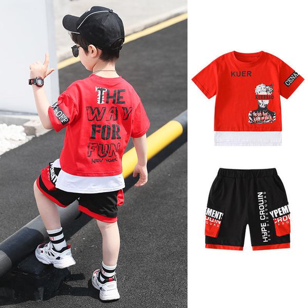 boy summer casual short-sleeved + pants 2pcs sets sports suit teen 2020 fashion o-neck print suit kids new cotton clothes sets, Black;blue
boy summer casual short-sleeved + pants 2pcs sets sports suit teen 2020 fashion o-neck print suit kids new cotton clothes sets, Black;blue