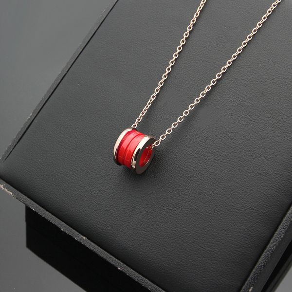2020 titanium steel jewelry christmas new year special edition big red ceramic small red necklace, Silver
2020 titanium steel jewelry christmas new year special edition big red ceramic small red necklace, Silver