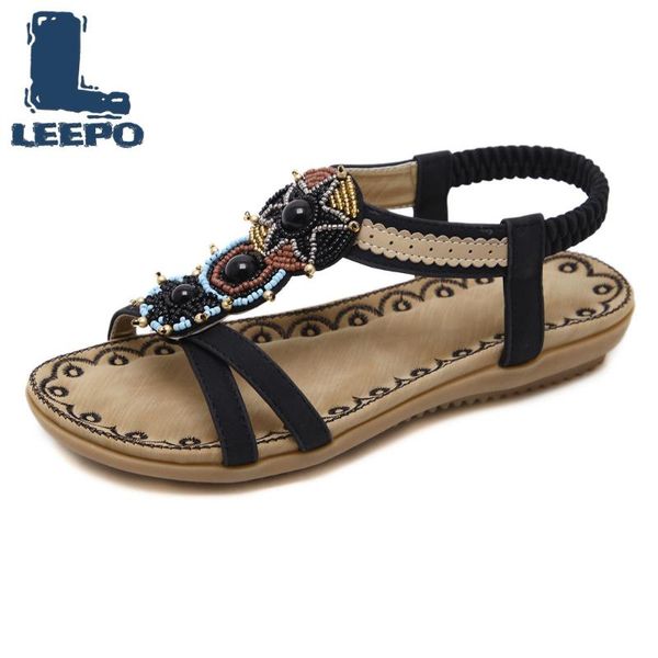 women summer sandles female flat platform string bead crystal peep toe boho shoes woman retro daily commuting boho sandals, Black
women summer sandles female flat platform string bead crystal peep toe boho shoes woman retro daily commuting boho sandals, Black
