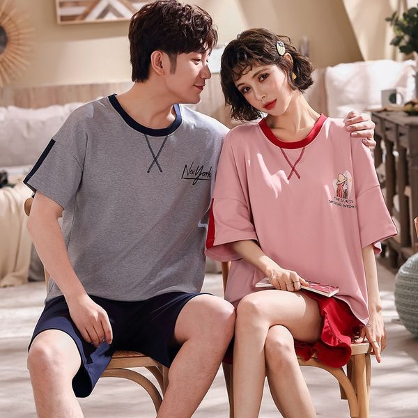 rushiman cool summer couple short-sleeved cotton pajamas men's and women's and shorts pajamas shorts suit home wear, Black;brown
rushiman cool summer couple short-sleeved cotton pajamas men's and women's and shorts pajamas shorts suit home wear, Black;brown