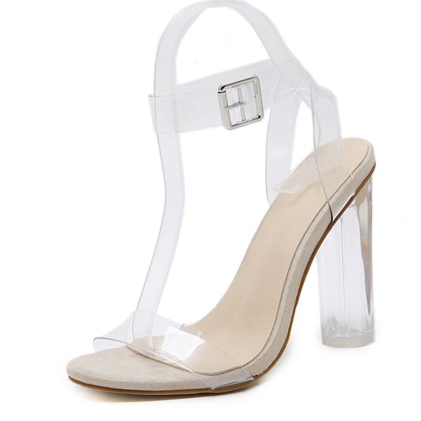 women crystal high heel transparent shoes large size women shoes ladies thick bottom high heel sandals wedding sexy, Black
women crystal high heel transparent shoes large size women shoes ladies thick bottom high heel sandals wedding sexy, Black