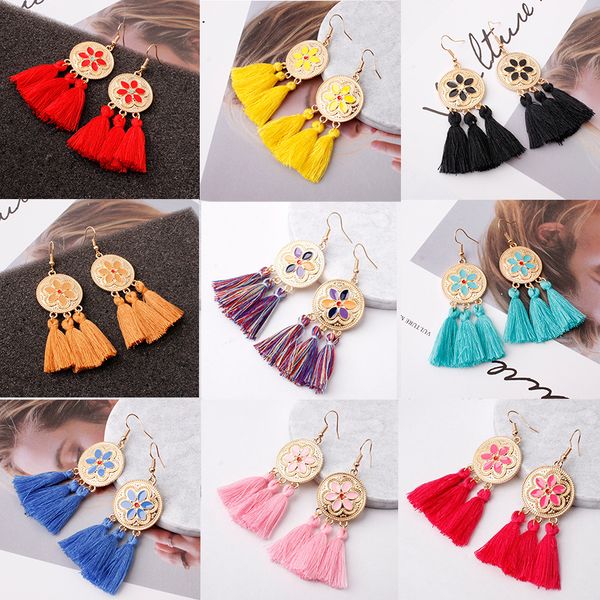 мода сплава длинные серьги кисточкой круглый металл капельное глазурь очарование цветка серьги мотаться fringe падения уха крюк подвеска ear, Silver
мода сплава длинные серьги кисточкой круглый металл капельное глазурь очарование цветка серьги мотаться fringe падения уха крюк подвеска ear, Silver