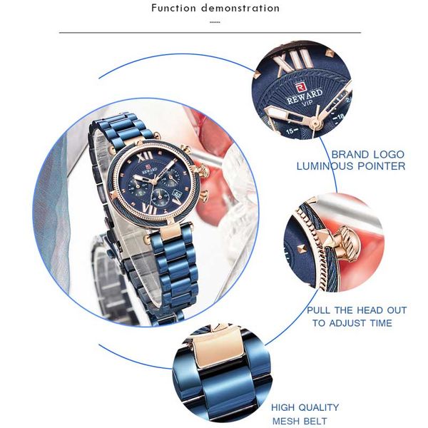 reward fashion women watches steel strip quartz watch for montre femme 2020 ladies waterproof wrist watch relogio feminino321x, Slivery;brown
reward fashion women watches steel strip quartz watch for montre femme 2020 ladies waterproof wrist watch relogio feminino321x, Slivery;brown