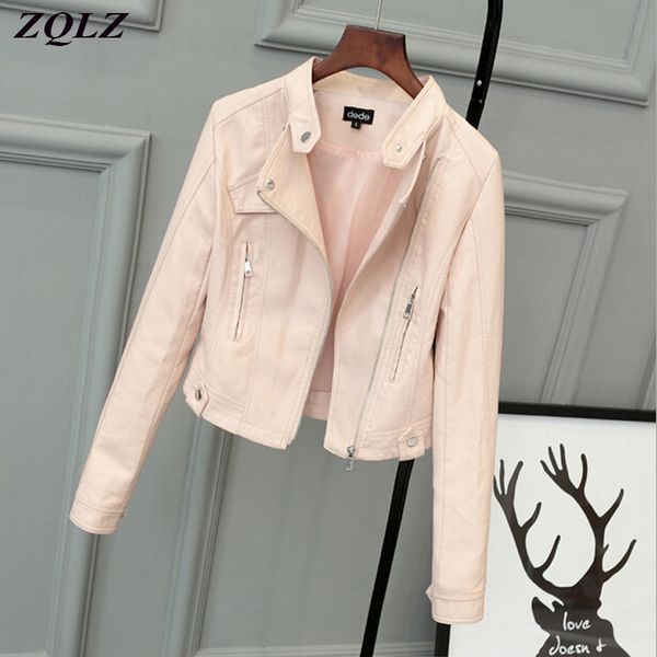 zqlz faux leather jacket women 2020 new pu autumn ladies basic street coats female casual black short leather coat mujer
zqlz faux leather jacket women 2020 new pu autumn ladies basic street coats female casual black short leather coat mujer