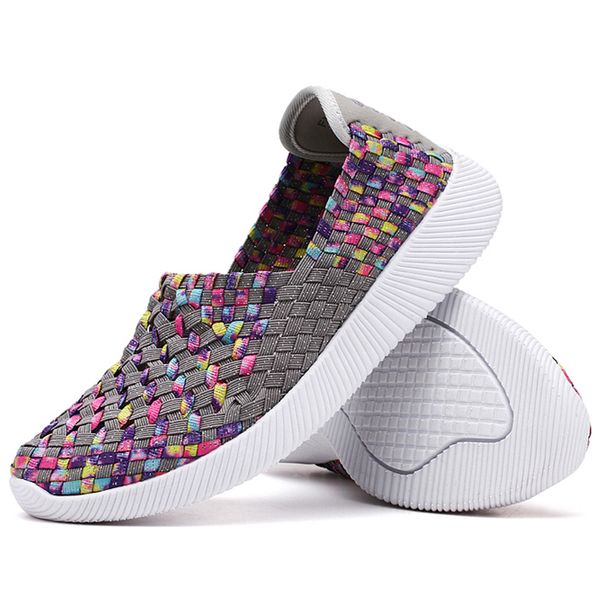 knitted shoes women's casual shoes outdoor flat heel breathable fashion woven casual shallow mouth woven women, Black
knitted shoes women's casual shoes outdoor flat heel breathable fashion woven casual shallow mouth woven women, Black