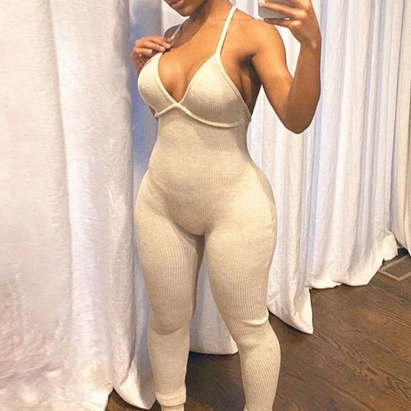 women v-neck skinny jumpsuit yoga set summer hollow out partywear halter sleeveless streetwear outfit backless jumpsuit, White;red
women v-neck skinny jumpsuit yoga set summer hollow out partywear halter sleeveless streetwear outfit backless jumpsuit, White;red