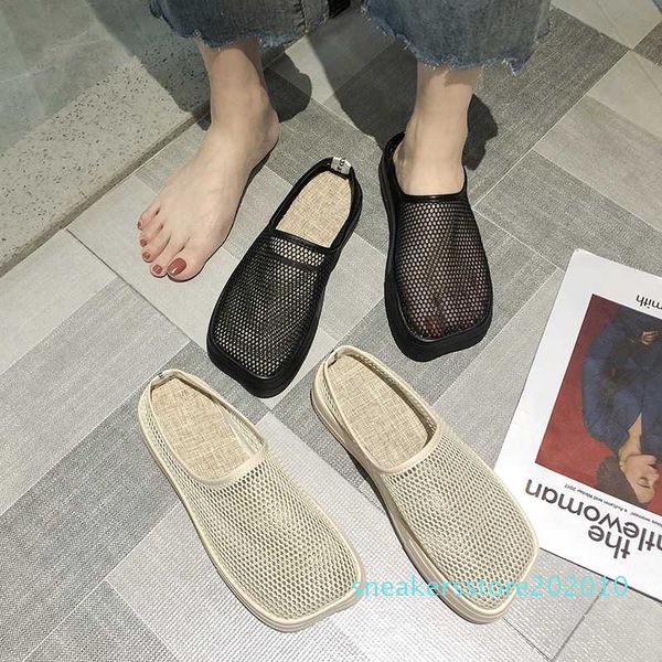 shoes slippers women summer low pantofle cover toe slides platform fashion loafers soft flat 2020 luxury casual cotton fabric s10, Black
shoes slippers women summer low pantofle cover toe slides platform fashion loafers soft flat 2020 luxury casual cotton fabric s10, Black