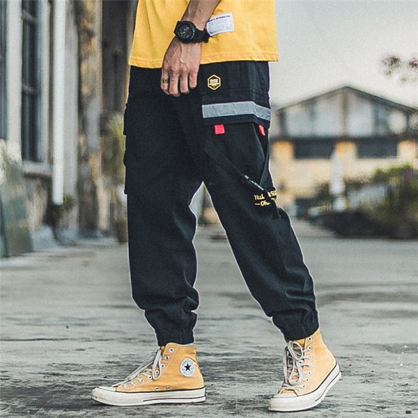loose cargo pants mens designer spring straight pencil pants skateboard men casual trousers solid color with pockets, Black
loose cargo pants mens designer spring straight pencil pants skateboard men casual trousers solid color with pockets, Black