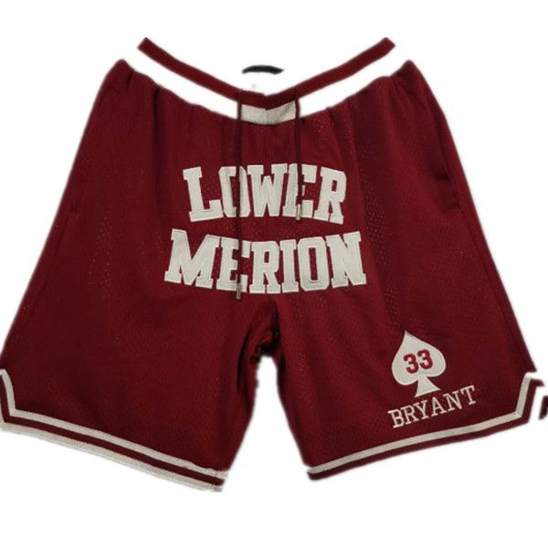 new shorts high school shorts vintage basketball shorts zipper pocket running clothes lower merion red color #33 just done size s-xxl, Black;blue
new shorts high school shorts vintage basketball shorts zipper pocket running clothes lower merion red color #33 just done size s-xxl, Black;blue