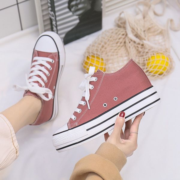 increased canvas shoes female 2020 students wild sports shoes muffin thick-soled breathable running for women zz-97
increased canvas shoes female 2020 students wild sports shoes muffin thick-soled breathable running for women zz-97