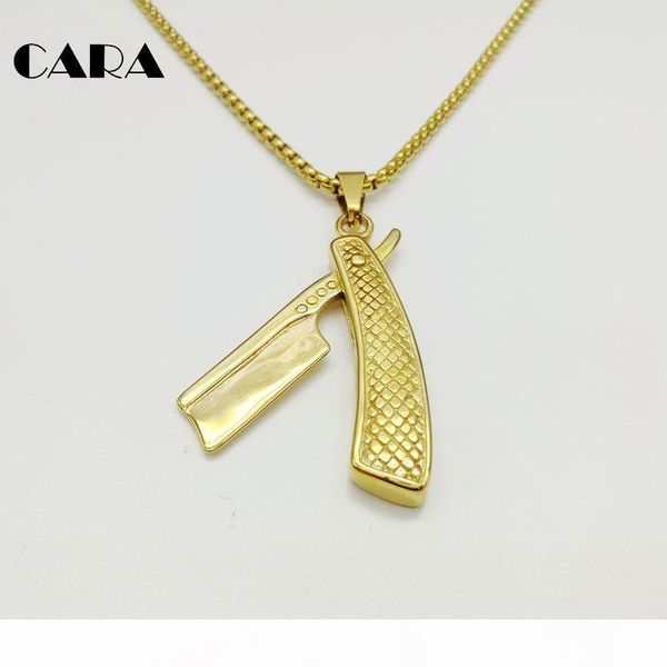 cara 207 new 316l stainless steel hip hop shaver knife necklace pendant baber knife pendant necklace men hip hop necklace fashion cara0221, Silver
cara 207 new 316l stainless steel hip hop shaver knife necklace pendant baber knife pendant necklace men hip hop necklace fashion cara0221, Silver