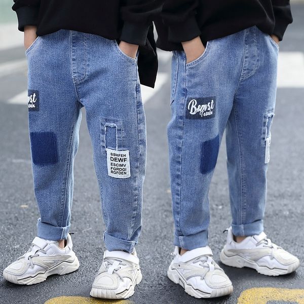 udsec kid-size boy's denim trousers chun qiu zhuang 2020 new in the big shades patch jeans and jeanschildren's wear jeanstrousers, Blue
udsec kid-size boy's denim trousers chun qiu zhuang 2020 new in the big shades patch jeans and jeanschildren's wear jeanstrousers, Blue