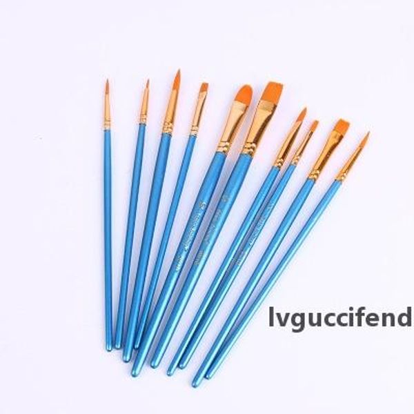 nylon-hair painting brush 10pc a set painting brush blue painting brush hand made all purpose watercolor paints drawing tools
nylon-hair painting brush 10pc a set painting brush blue painting brush hand made all purpose watercolor paints drawing tools